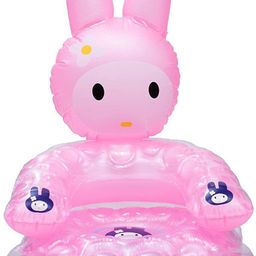 iris Cartoon Shape Inflatable Chair for Kids | PVC Sofa for Toddlers | Inflatable Pool Float Seat Summer Pool Raft Lounge Beach Party Water Toy for Children 3 to 8 Years (Pink) Inflatable Pool Accessory-picture-10
