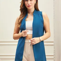 berrylush bizwear Women Solid Single Breasted Formal Blazer-picture-14