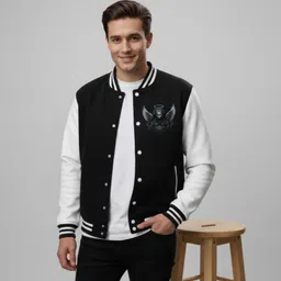 barmanic Men Graphic Print Fleece Jacket-picture-14