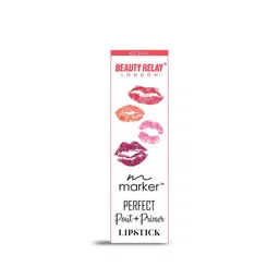 beautyrelay london BeautyRelay Long Lasting Perfect Pout & Primer Lipstick 3.5 g-Burnt Bronze image 4