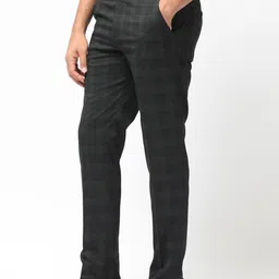 RARE RABBIT Checked Slim Fit Single Breasted Blazer image 4