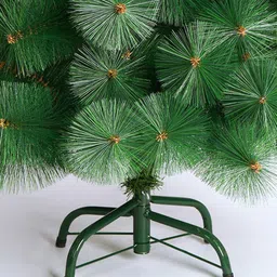 eCraftIndia Green Artificial Christmas Tree With Metal Stand Festive Decor image 4