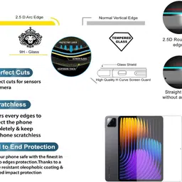 Bigil Tempered Glass Guard for XIAOMI Pad 7 Pro 11.2 inch Tablet, Perfect Fit image 3