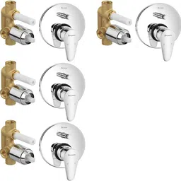 parryware Uno concealed Diverter Body with Concealed Upper Part set of 4 pic 330 Faucet Set-picture-34