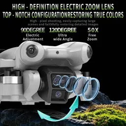 zone alpha M4 Ultra Wi-Fi Drone – 1080p HD Camera, One-Key Takeoff Drone image 3