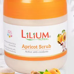 Lilium Deep Cleansing Apricot Face Scrub with Almond & Wheat Germ - 500 ml image 5