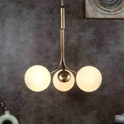 decorativeray Cluster Pipe Hanging with Doom Glass in Antic Finishing-picture-12