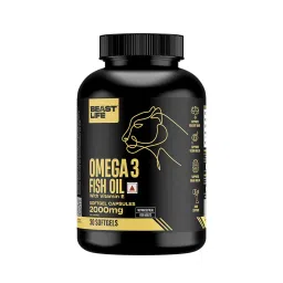 beast life BeastLife Omega 3 Fish Oil 2000 mg Triple Strength Capsules | No Fishy Burp & Taste-picture-20
