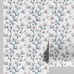 s4sassy Vinyl Floral & Botanical White Wallpaper-picture-28