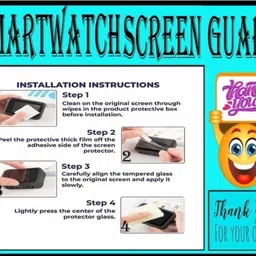DB Tempered Glass Guard for FASTRACK OPTIMUS 2 PRO SMART WATCH TEMPERED GLASS ( PACK OF 2) image 3