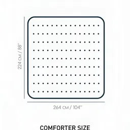 MYTRIDENT White & Green Floral 200 GSM Mild Winter Double Bed Comforter image 5