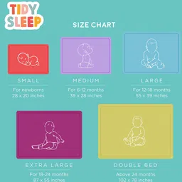 TIDY SLEEP Infants Kids Gold Solid Water Resistant Mattress Protector image 4