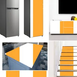 Wallpics Off White & Grey Abstract Printed Self-Adhesive Wallpaper image 3