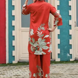 dharmnandan Tunic Pant Co-ords Set image 2