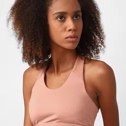 Reebok Training Core Lightly Padded & Non-Wired Racerback Seamless Workout Bra image 5