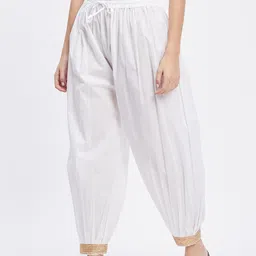 Clora Creation Embellished Pure Cotton Afghani Salwar image 5