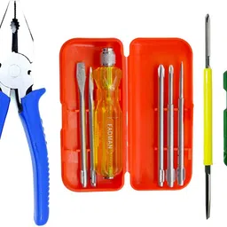 fadman Pack of 3 Plier Combo Kit | Screwdriver Box | 2in1 Screwdriver | Lineman Plier-picture-22