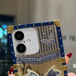 Luxury Kase Geometric Printed iPhone 16 Plus Back Case Mobile Accessories image 2