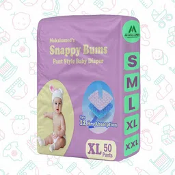 mokshamed TenderCare Comfort Baby Diapers | Pant Style | 50 | S–XXL - XL-picture-16