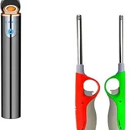 lipzie Combo C1109 Smart Electric Lighter & Safety Lock & USB Rechargeable Pocket Lighter-picture-36