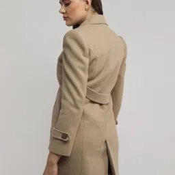 protex Wool Solid Coat For Women image 3