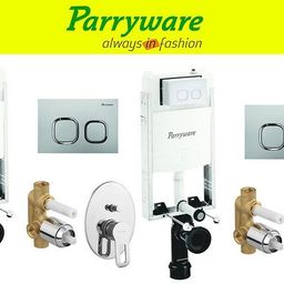 parryware Half Frame Concealed Cistern, with divater body upper Pluto set of 2 pic 014 Dual Flush Tank-picture-8