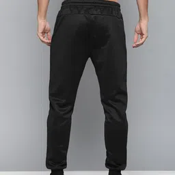 HRX by Hrithik Roshan Men Jet Black Solid Slim Fit Training Track Pants image 2