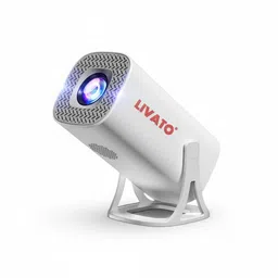 Livato S40 Native HD Support 4K | Android 14 | 6000 Lumens | WiFi BT | Auto Keystone (6000 lm / 1 Speaker / Wireless / Remote Controller) Portable Projector-image-11