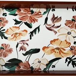angira handicarft Wooden Tray set of 3 for serving Tea/coffee/snacks AHS-TRAY023_1310 Tray image 2