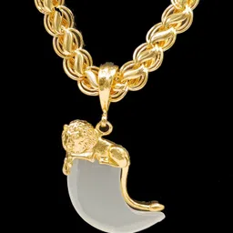 crystal fashion store Gold Plated Alloy Pendant Woth Chain For Men and Boys Gold-plated Alloy Pendant-picture-10