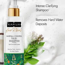 Kapiva Hairfall Control Tulsi Shampoo with Amla - 250ml image 3