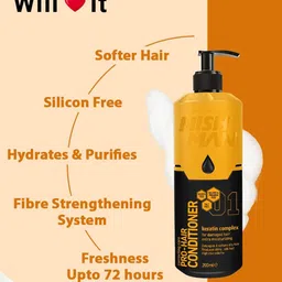 Nishman Correcting Care 01 Pro-Hair Conditioner with Keratin Complex - 200 ml image 2