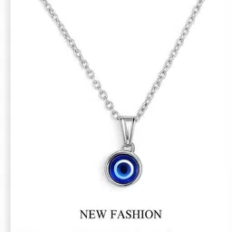 mh traders evil eye pendant Silver Locket Set-picture-21