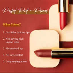 beautyrelay london BeautyRelay Long Lasting Perfect Pout & Primer Lipstick 3.5 g-Burnt Bronze image 2