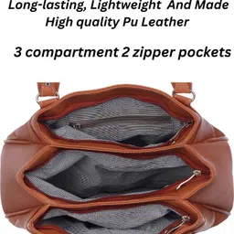 branvy Women Tan Shoulder Bag image 4