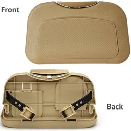 balgopal creations Multi-Function Travel Foldable Car Back Seat Mini Dining Storage Cup Tray Holder Cup Holder Tray Table image 4