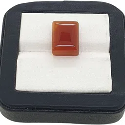Sahiba Gems Orange, Red Cut Natural Agate Gemstone image 2