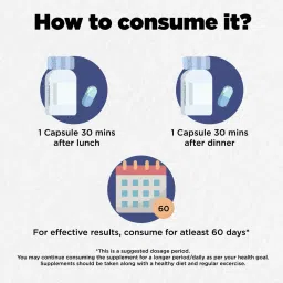 Foresta Organics Immune Health with Tulsi, Amla, Curcumin (Turmeric Extract) & Giloy 60 Capsules image 5