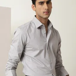 rare rabbit Men Slim Fit Solid Casual Shirt image 2