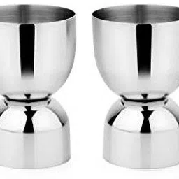dynore Stainless Steel Set of 2 Damru peg measure Decanter-picture-22