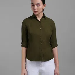 funday fashion Women Regular Fit Solid Casual Shirt-picture-23