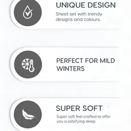 MYTRIDENT White & Green Floral 200 GSM Mild Winter Double Bed Comforter image 2