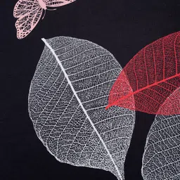 Cortina Black & Red Quirky Printed 2-Seater Sofa Cover image 2