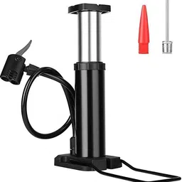 Foot Activated Floor Pump with Gauge Cycle Air Pump Mini Portable (80PSI) Bicycle, Car, Ball, Football Pump Pump-image-6