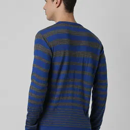 Peter England Casuals Striped Acrylic Pullover Sweater image 4