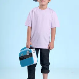 NUSYL Boys Typography Printed Round Neck Oversized T-shirt image 2