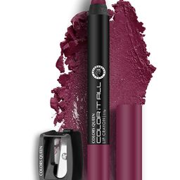 Colors Queen Color It All Non Transfer Lip Crayon With Sharpener 4 g - Plum House 02-picture-40