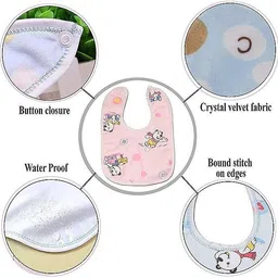 empoison Waterproof baby bibs/aprins for the babies (PACK OF 4)) image 5