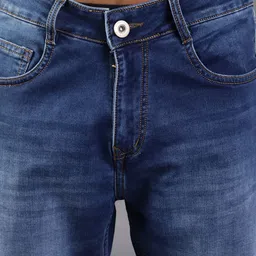 v-mart Men Skinny Mid Rise Blue Jeans image 4