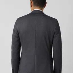 Van Heusen Striped Slim-Fit Single Breasted Formal Blazer image 4